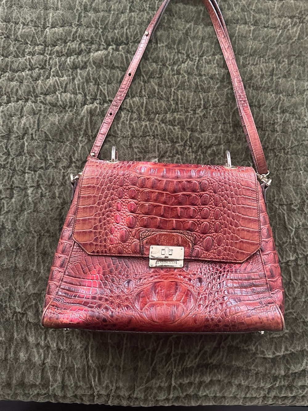 Brahmin Pecan Satchel
